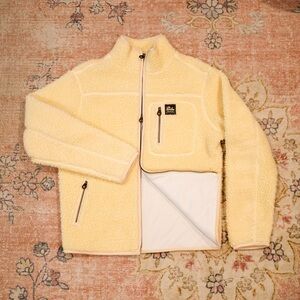 Aime Leon Dore Cream Sherpa Jacket